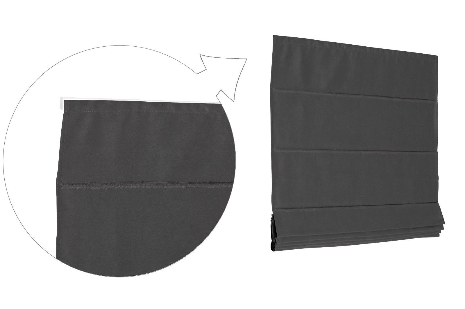 anthrazit_basic_3414_0rJ1xvLxg8rVBQ Basic Raffrollo Faltrollo 120x175 cm Anthrazit Raffgardine