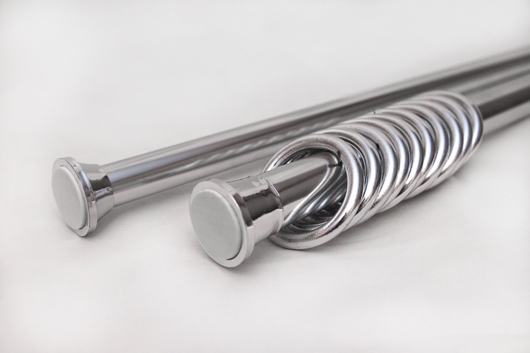 Duschvorhangstange 190 - 300 cm ALU silber glänzend ** Überlänge Sondermaß **
