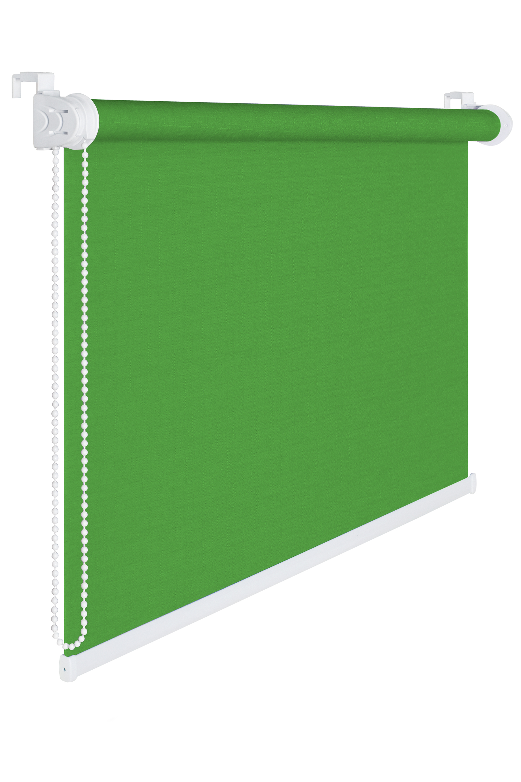 Fensterrollo 100 cm Breite 175 cm lang grün Verdunklung 50 % Sichtschutzrollo inkl. Seilzug Fenster