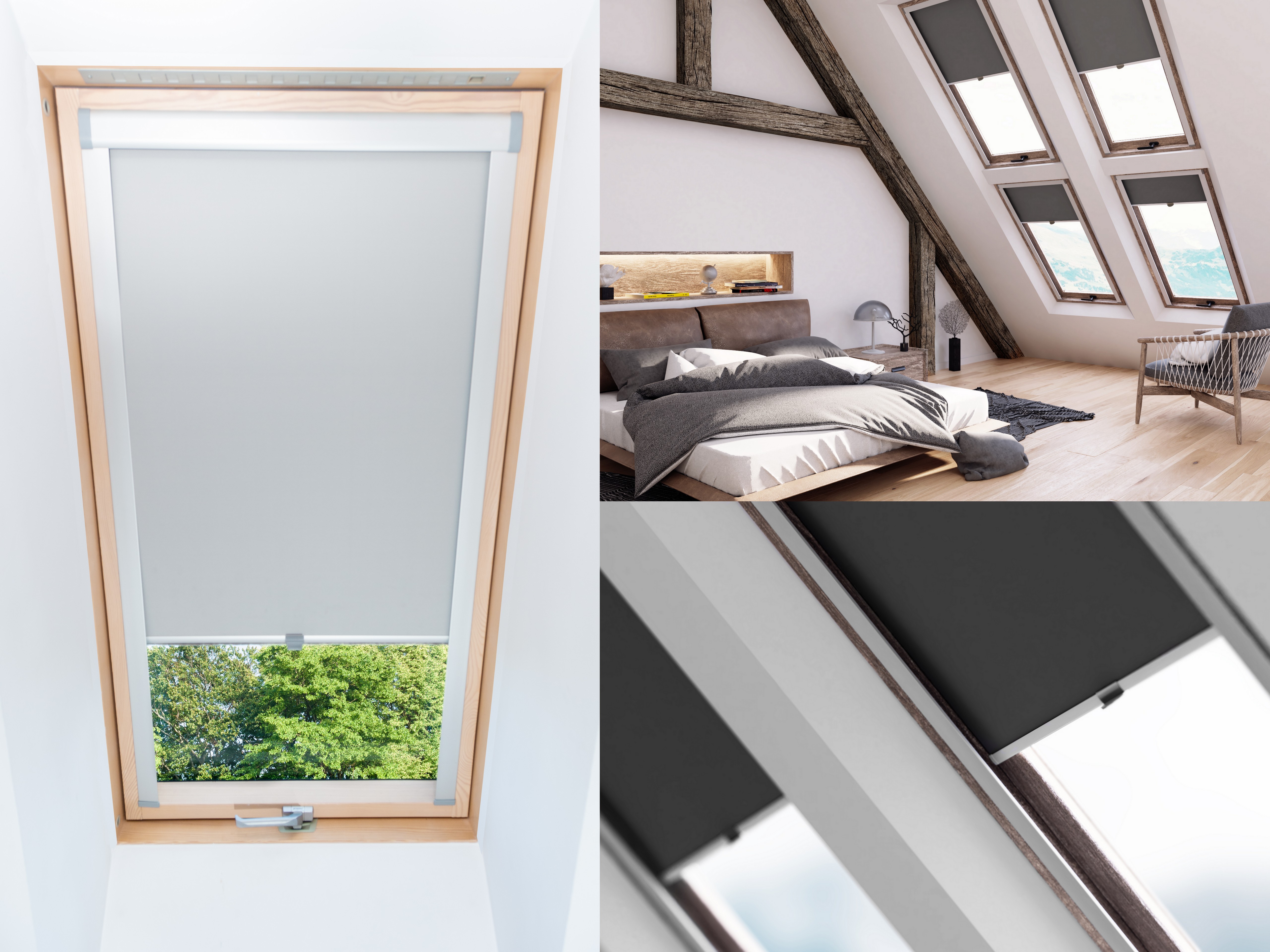  DACHFENSTERROLLO THERMO VERDUNKELND FÜR VELUX FENSTER Baujahr 1972-2022 DACHROLLO VL, VU, PU, VG, VX, VK, VF