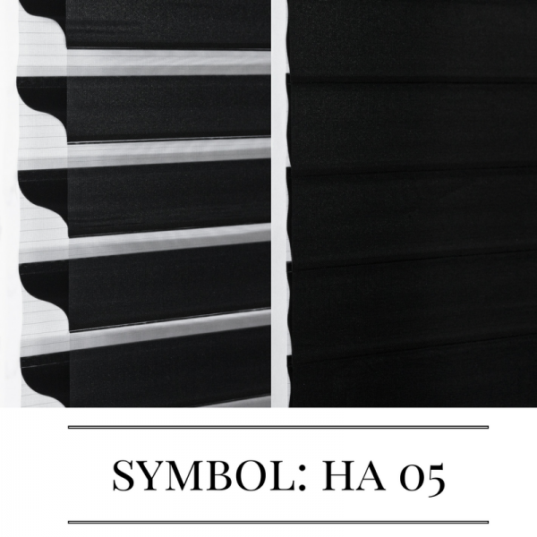 3D Fensterrollo - Neuheit - 100x150 cm schwarz Doppelrollo - Mega Auswahl an Farben und Grössen